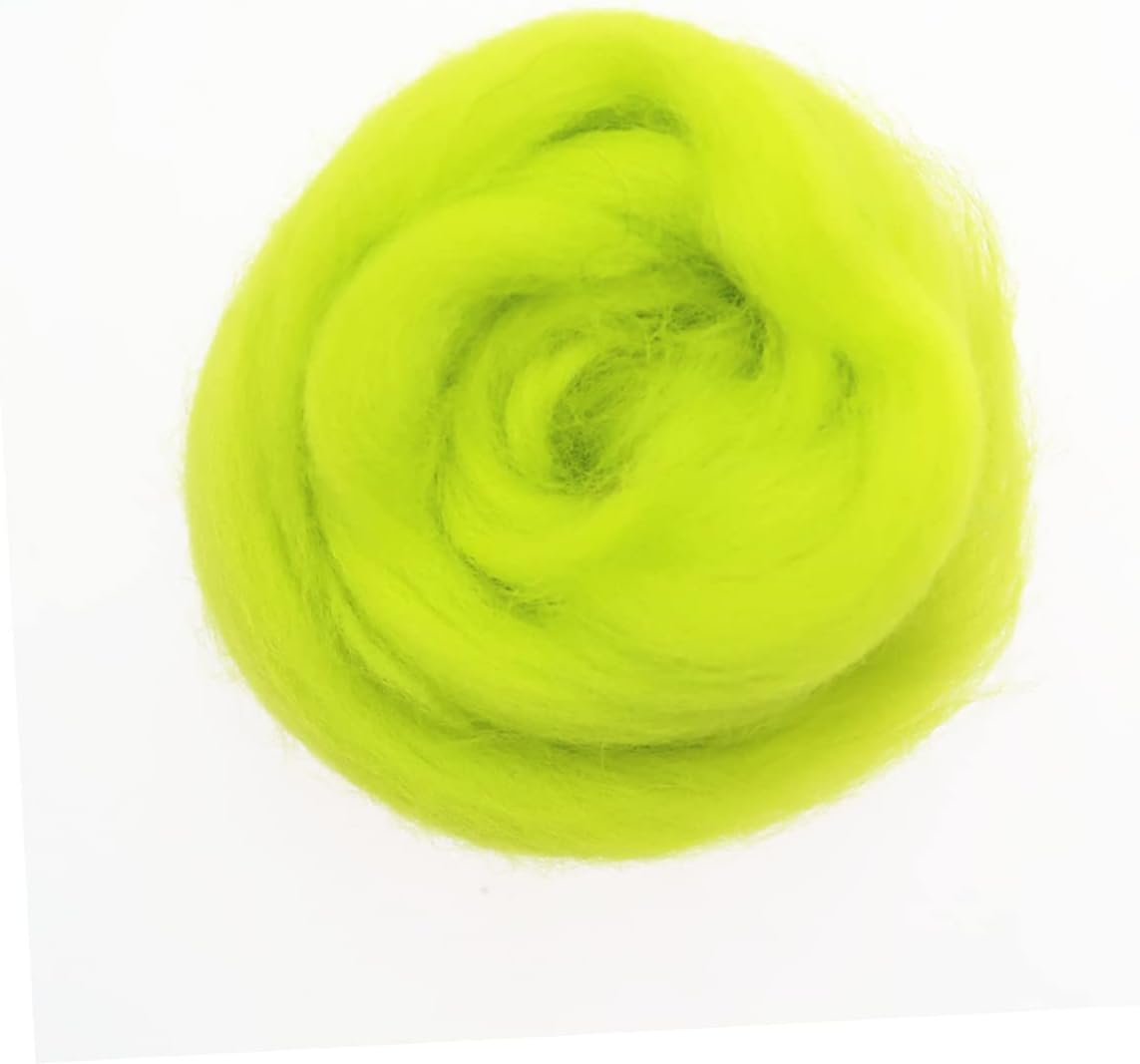 NUOBESTY 10g Colors Merino Wool Each Needle Felting and Wet Felting Accessory for Craft Projects Soft for Vibrant Hand-Wool Creations
