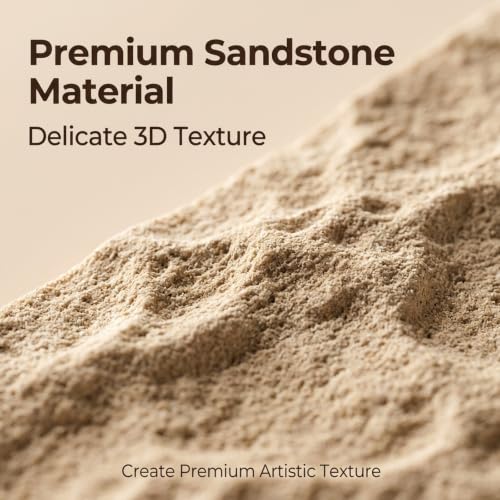 3D LED Wall Art Mountain Landscape with Warm Glow Sandstone Sculpture