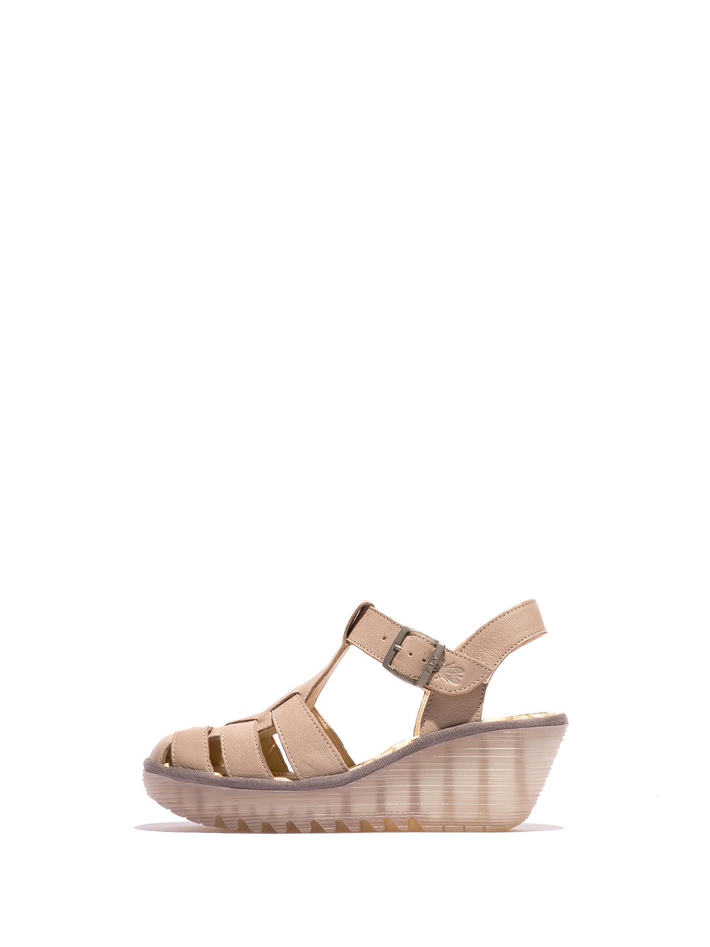 Fly London Women's YERU619FLY Sandal, Taupe, 9 UK