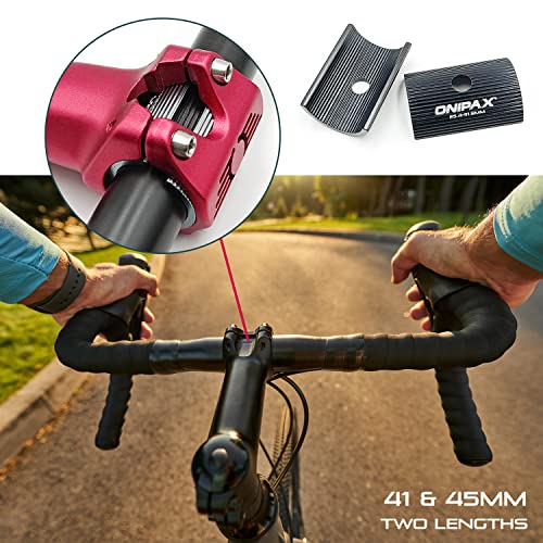 Onipax Bike Handlebar Shim 1" To 1-1/4”/ 25.4 To 31.8 Mm Bicycle Handlebar Conversion Shims Adapter Clamp Spacer #TOP2