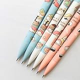 papeleria kawaii santiago Punto de escritura: 0,5 mm Lindo kawaii sushi comida prensa automática mecánica lápiz escritura dibujo escuela oficina suministros estudiante papelería 0.5mm