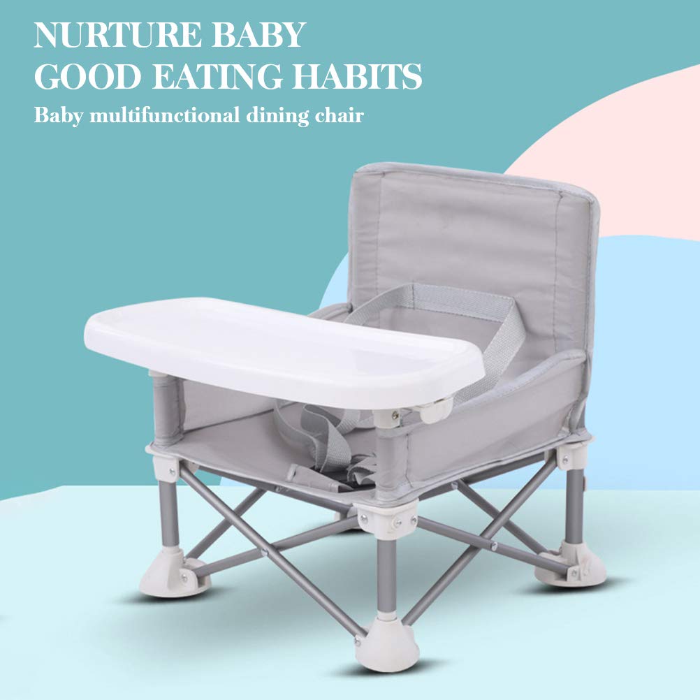 Chaise D'Alimentation Pliable Pour Bébé – Rehausseur Voyage Avec Plateau Amovible, Ultra-Compacte & Légère