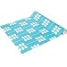 LockerLookz Locker Wallpaper - Blue Leaf Pattern