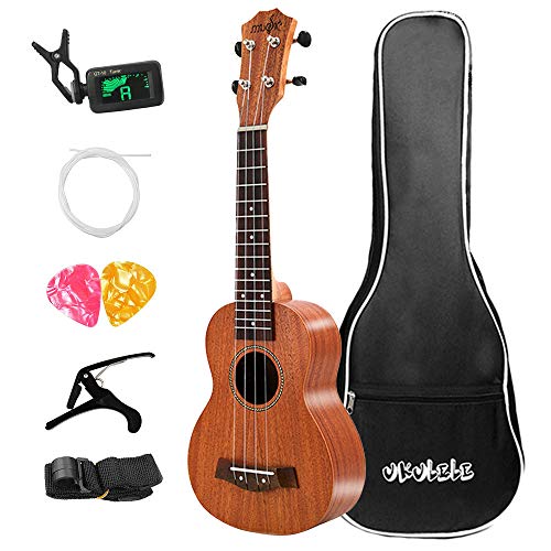 HOLDER Ukulele 21 Pouces Soprano Sapele Uke 15 Frettes 21 Pouces Hawaii Mini Guitare Kits Complets Guitare UkuléLé pour Enfants DéButants - Les Beatles, Paul McCartney, John Lennon, RIngo Starr, George Harrison HOLDER Ukulele 21 Pouces Soprano Sapele Uke 15 Frettes 21 Pouces Hawaii Mini Guitare Kits Complets Guitare UkuléLé pour Enfants DéButants
