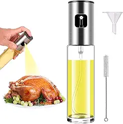Pulverizador de óleo para cozinhar azeite de oliva, pulverizador para fritadeira ar, óleo de vinagre vegetal, mini utensílios de cozinha portáteis para assar, salada, grelhar,