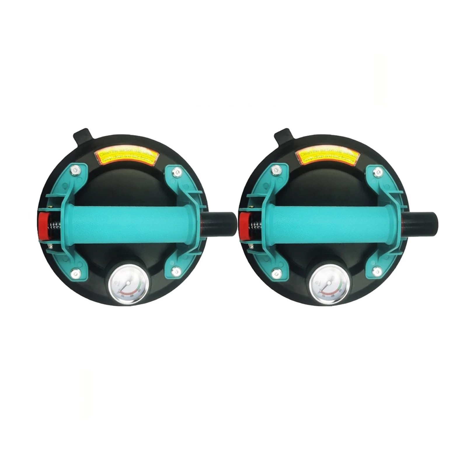 Zklgs Green-2Pcs Glass Suction Lifter, Vacuum Suction Cup 8 Inch Vacuum Suction Cup Heavy Duty Lifter For Granite Tile Glass(Green-2Pcs)