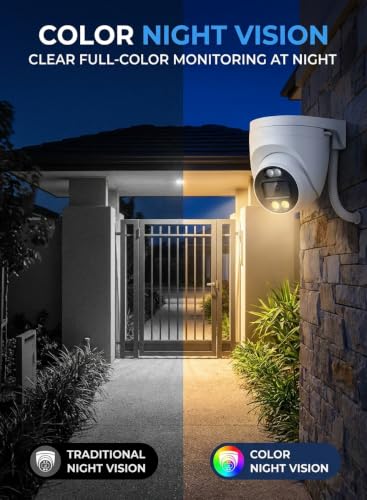Image of HANUTECH 4MP Dome CCTV Camera | Color Night Vision, Mic, PoE ONVIF, Outdoor IP Camera, For NVR