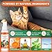 2 Pack Cat Deterrent Spray, Natural Cat Deterrent Indoor & Outdoor, Effective Cat Scratch Deterrent for Furniture, Stop Cats from Urinating in House, Bitter Apple Spray for Cats, Anti-Scratch Training