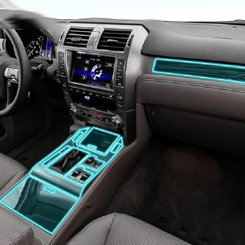 Film protecteur d'écran TPU anti-rayures pour console Lexus GX 400 460 de 2010-2023