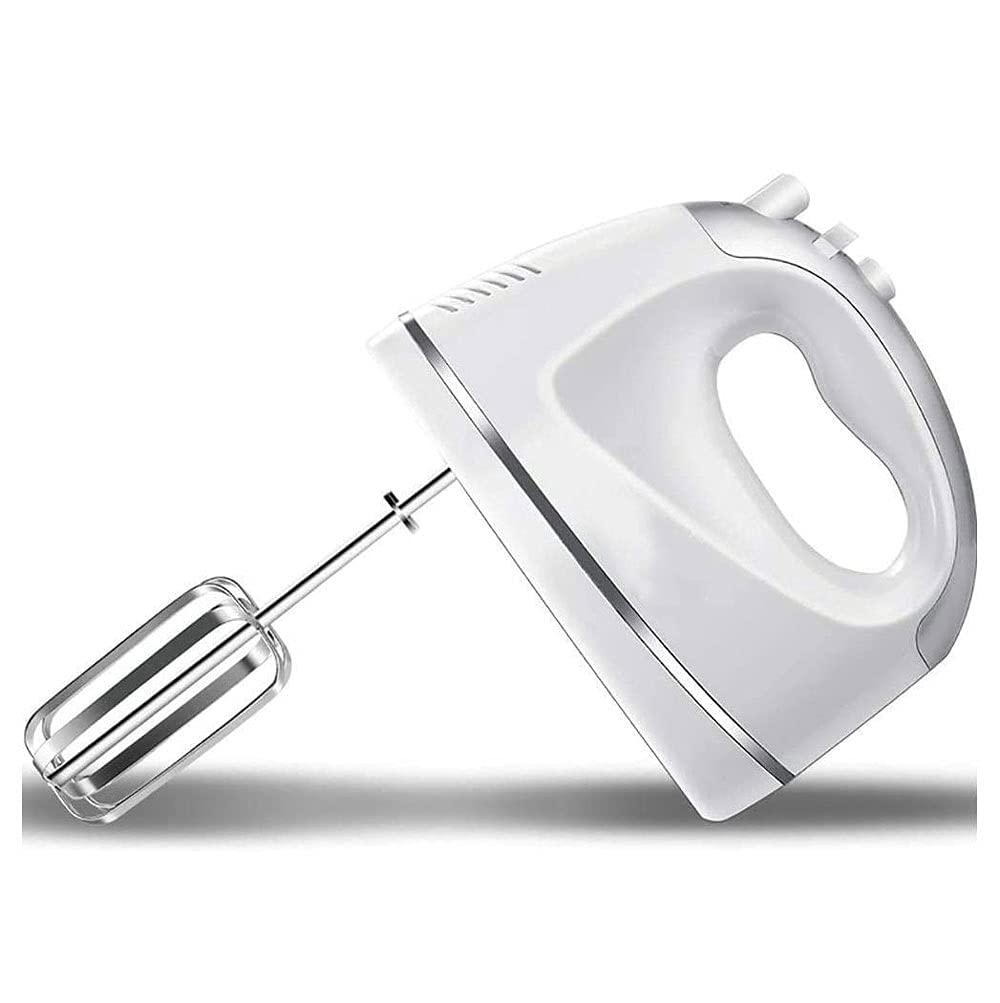 Mezclador de Mano, Mezclador de Mano eléctrico de 5 velocidades con Mezclador de Cocina de Mano Turbo Incluye batidores, Ganchos de Masa, 300W