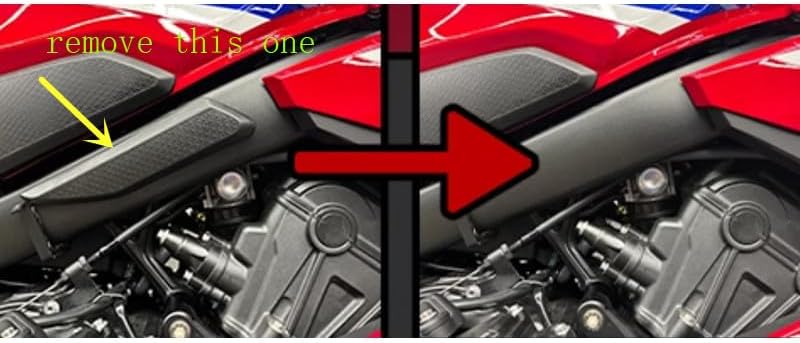 Left & Right Side Panels Fairing Cover Frame Guard Spoiler Cowl for Honda CBR650R CBR 650 R 2024 2025 (Red)
