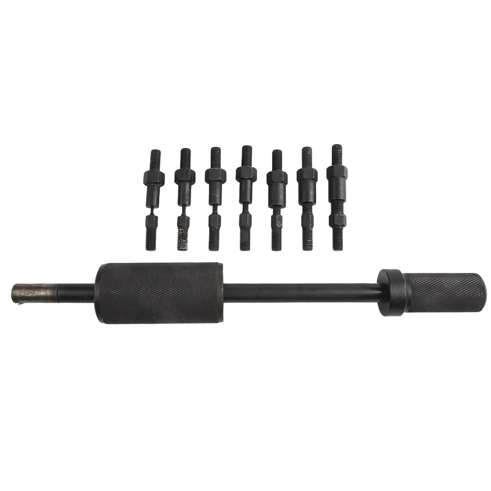 Juego de herramientas manuales para extracción de pasadores cónicos roscados internos y externos, 3 mm a 12 mm, martillo extractor mecánico con construcción de metal