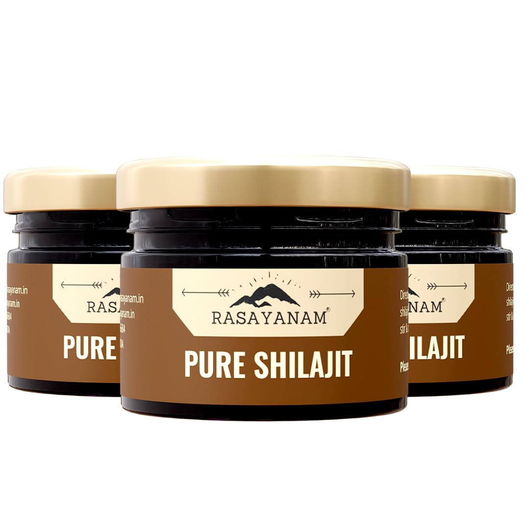 Rasayanam Pure Himalayan Shilajit/Shilajeet Resin | From Gilgit Mountains | Tested for Safety - (Pack of 3; 20g each) (B08RX3KJ8W) Amazon Price History, Amazon Price Tracker