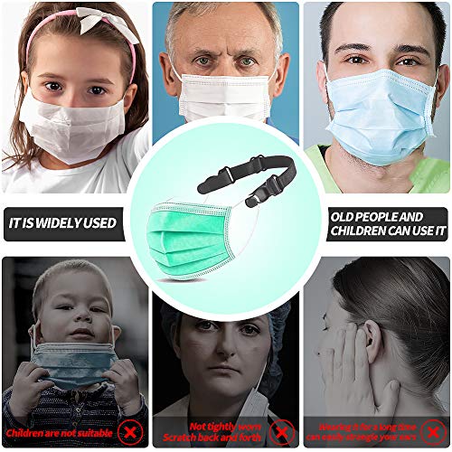 Yoofly Mask Extender For Adjustable,Anti Slip Mask Ear Strap Hook Reducing Pain And Pressure For The Ear, Mask Extender Anti Tightening For Ear Prote,Available For Adults Kids (8 Pack) #TOP1