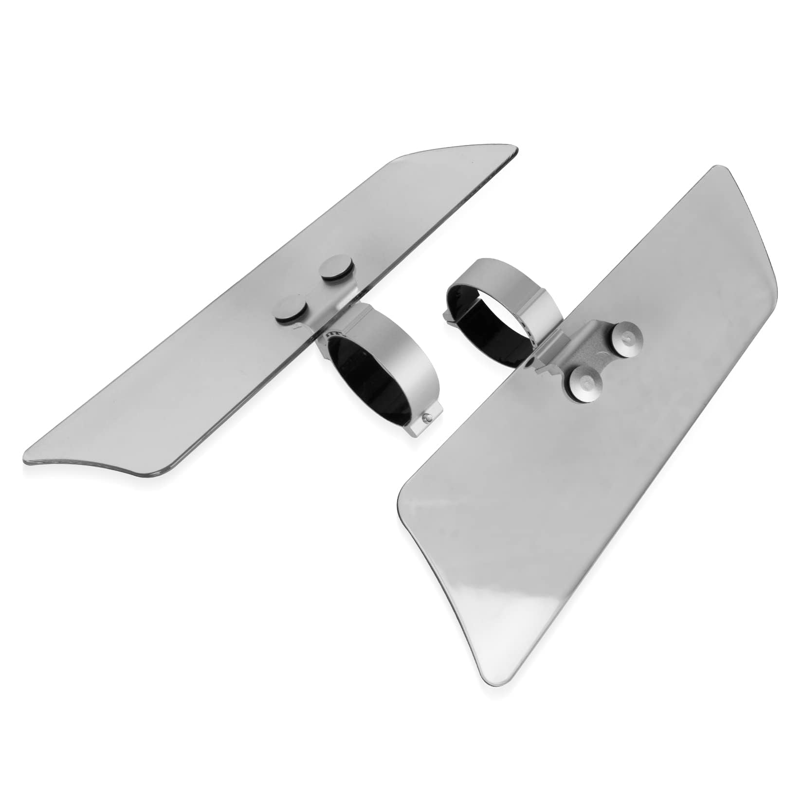 psler Déflecteur d'air pour fourche avant de moto avec supports pour VT1100C2 Shadow Sabre, VN1500D Vulcan Classic, VL1500 Boulevard, XV1600 Road Star Classic, transparent