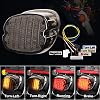 MOVOTOR Tail Light Led Integrated Turn Signal Brake Running Light Low Profile Smoked Rear Light Compatible with Harley Sportster 883 1200 Dyna Road King Electra Glide