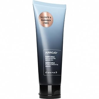 ARROJO ReNEW CoWash Hair Conditioner, Vegan Cream, 8 Oz | Non-Foaming, Avocado and Babassu Oils, Orange Tangerine Scent, Detangles, Adds Shine