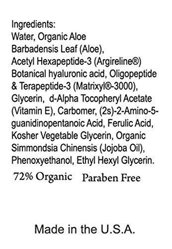 Dna Code®-No Needle Alternative-Pure Argireline Peptides Wrinkle Reduce Serum+ Matrixyl 3000+Hyaluronic Acid #TOP5