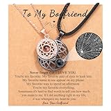 UPROMI Necklace for Boyfriend BF Meaningful Cute Anniversary Valentines Christmas Long Distance Relationship Gifts