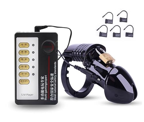 Shuntianfu Cadeaux pour Hommes Entraînement de Yoga électrique Support de Verrouillage Invisible Exercice Sports Dispositif de Cage de Protection en résine pour Hommes Léger ~ 316 Cover