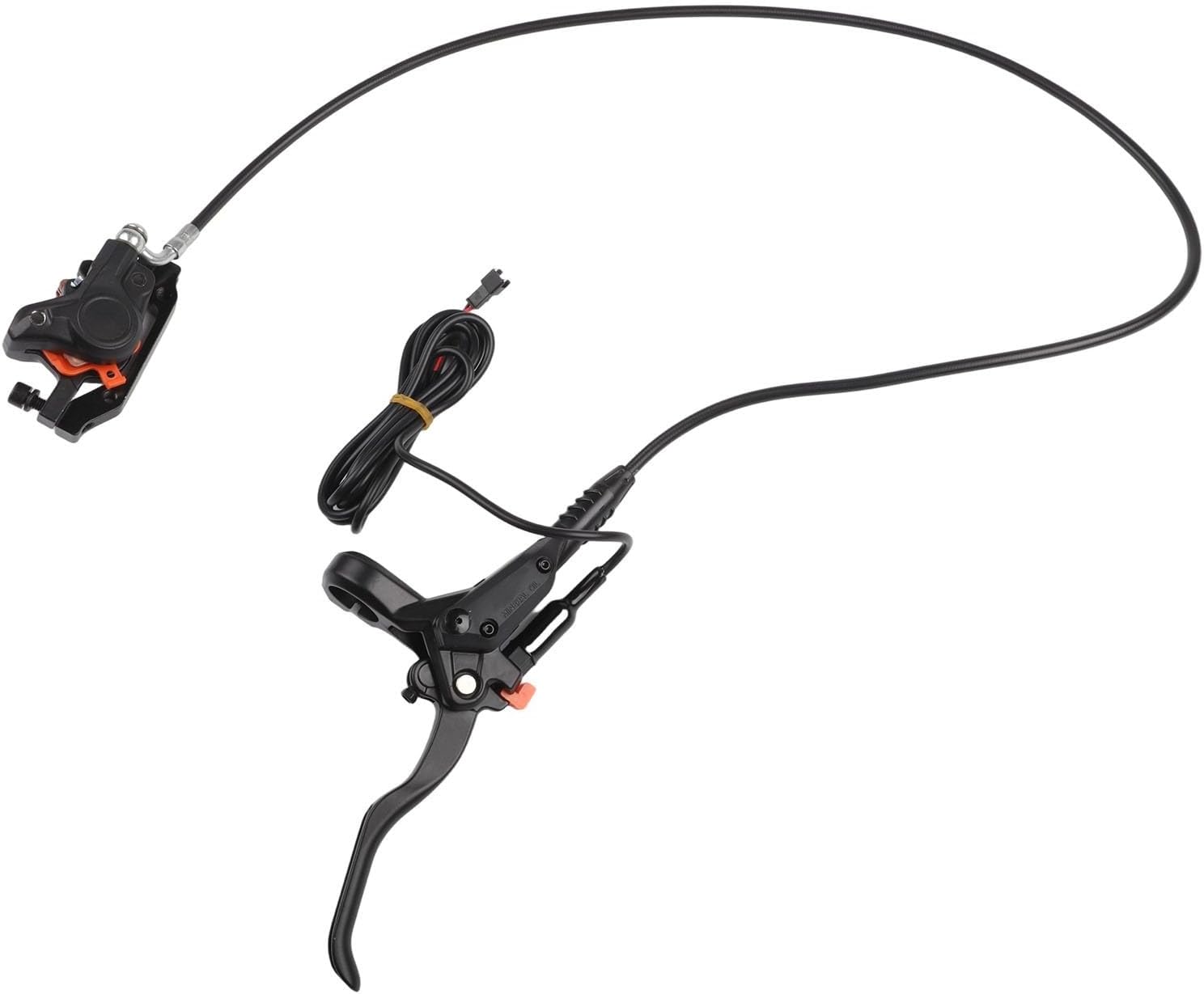 E-Bike Hydraulic Disc Brake Set Aluminum Alloy Lightweight Power Control Shifter Precise Safe Braking for Rotors Easy Install for Urban Trail Riding(Right front)