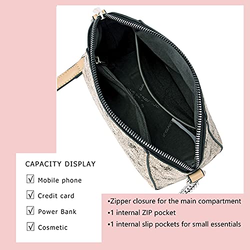 David - Jones International. Lightweight Crossbody Phone Bag For Women, Small Shoulder Bag Cell Phone Wallet Purses And Handbags With Chain Strap,Vegan Leather Camel Purse #TOP3
