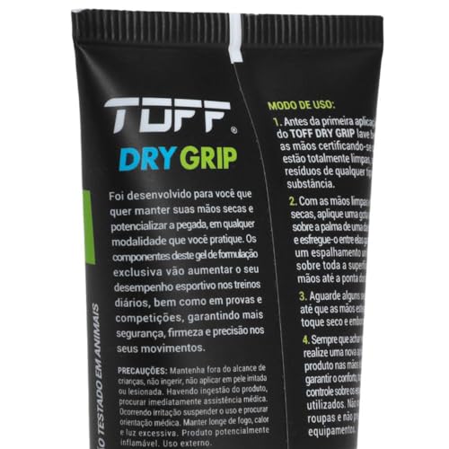 Toff Dry Grip Gel Secativo e Potencializador de Pegada - Mãos Secas e Firmeza e Controle para todos
