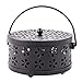 Support De Bobine De Moustique - Porte Encens Spirale Anti Moustique En Acier Inoxydable - Brûleur D'encens Charbon Poêle Avec Poignée Couvercle Conteneur De Boîte Mosquito Sécurité Anti-brûlure
