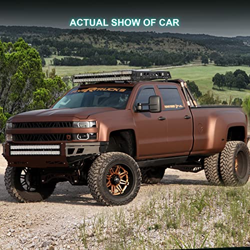 Scitoo Towing Mirrors Compatible Fit For 2007-2014 For Chevy For Gmc For Silverado For Suburban Towing Door Side Mirrors Pair Set Mirrors (07-14 Power Heated) #TOP4