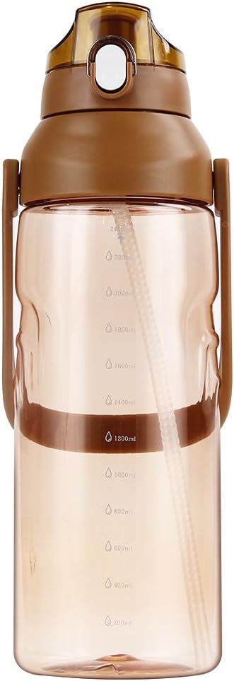 WELTRXE 2.5L 85oz Sport Water Bottle Large Capacity,Portable Water Jug Container with Handle,BPA Free,Leak Proof Drinking Bottle Fitness for Outdoor Sports Cycling Camping Hiking Gym Workout & Office