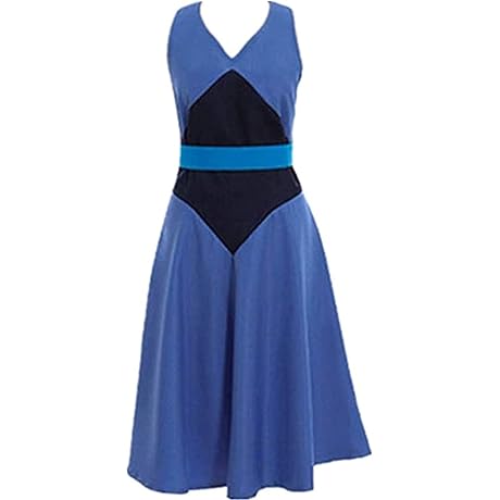Anime Lapis Lazuli Blue Dress Daily Wear Halloween Cosplay Costume