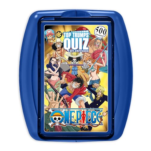 Winning Moves - Top Trumps Quiz - One Piece - Regalo para Fans de One Piece - Edad 12+ - Alemán