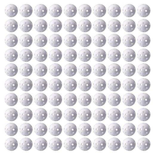 Practice Golf Balls 100 Pack, Plastic Golf Training Balls 5 inch Golf Balls for Driving Range, Swing Training, Indoor Simulators, Outdoor, Backyard and Home Use