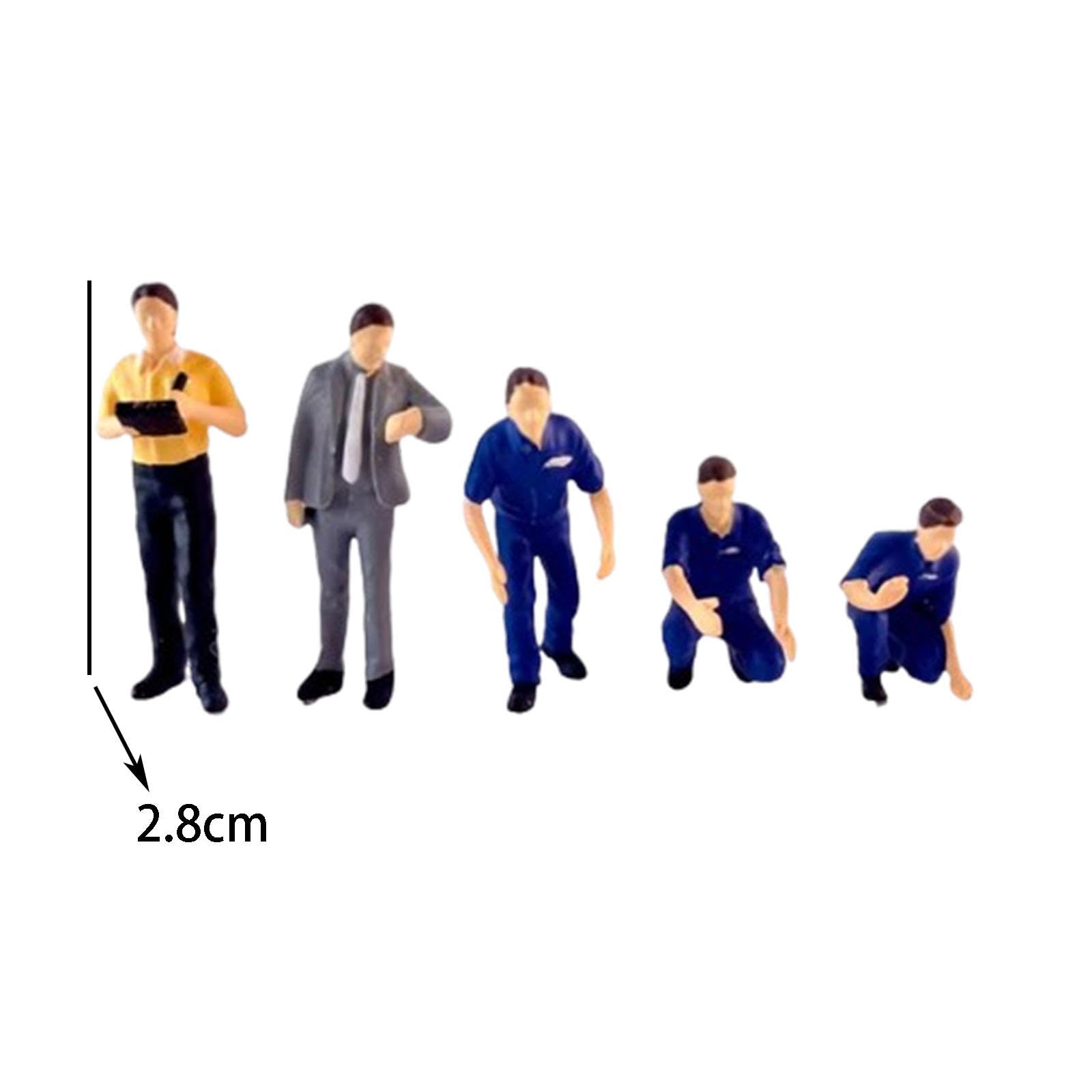 UGPLM 5X 1/64 Diorama Figures Miniature Layout Street People Model Collections for Model Building Kits Fariy Garden Adults Gifts, Style B