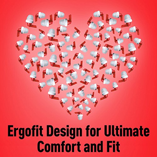 Image of Panasonic ErgoFit Wired Earbuds, 3.5mm Jack In-Ear Headphones Wired with Dynamic Crystal-Clear Sound and Soft Ergonomic Custom-Fit Earpieces (S /M /L), for Phones and Laptops - RP-HJE120-V (Purple)