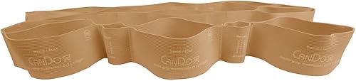 CanDo Banda de resistencia multiagarre de 6 pies con trabillas para manospies para entrenamientos totales del cuerpo, entrenamiento, rehabilitación,