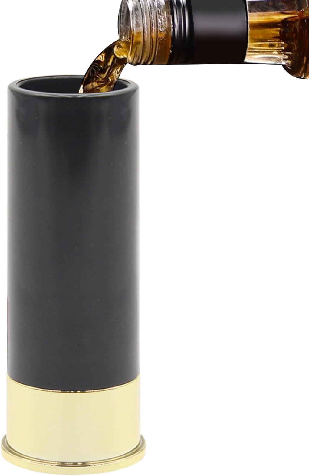 Bullet Shot Glass Set - Set Of 4 Bar Wine Glasses,12 Gauge Bullet Shot Glasses, Funny Shotgun Shell Cups 1.5 Oz For Father's Day Holiday