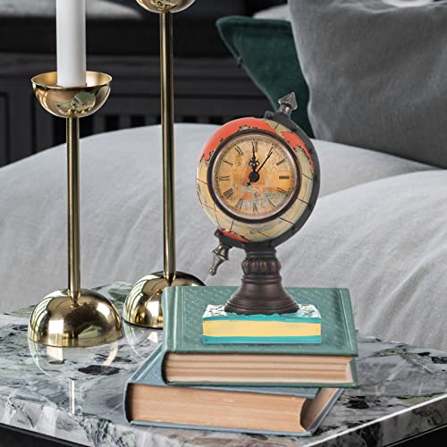 1 Unidade Ornamentos De Relógio De Arte Relógio Pendurado Globo Infantil Relógio Retrô Clássico Glob