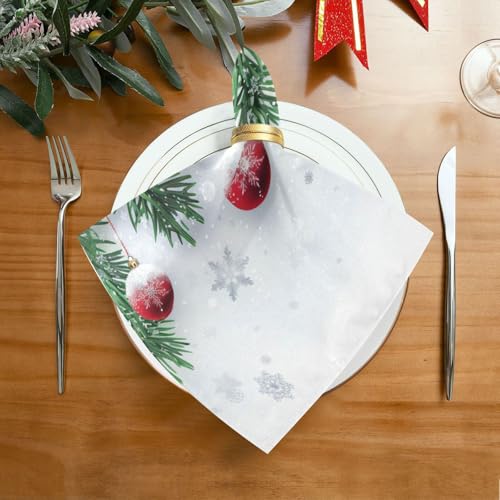 Servilletas de Tela Navidad Multicolor Pack x6 20x20 pulg miniatura 3