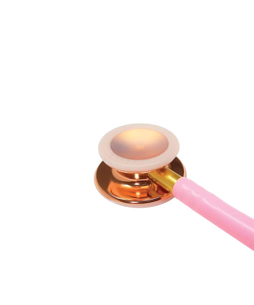Stethoskop Professional Line Stealth Edition mit GRAVUR + Kostenlose Premium Tasche! (Pink Gold Edition/Rosa)