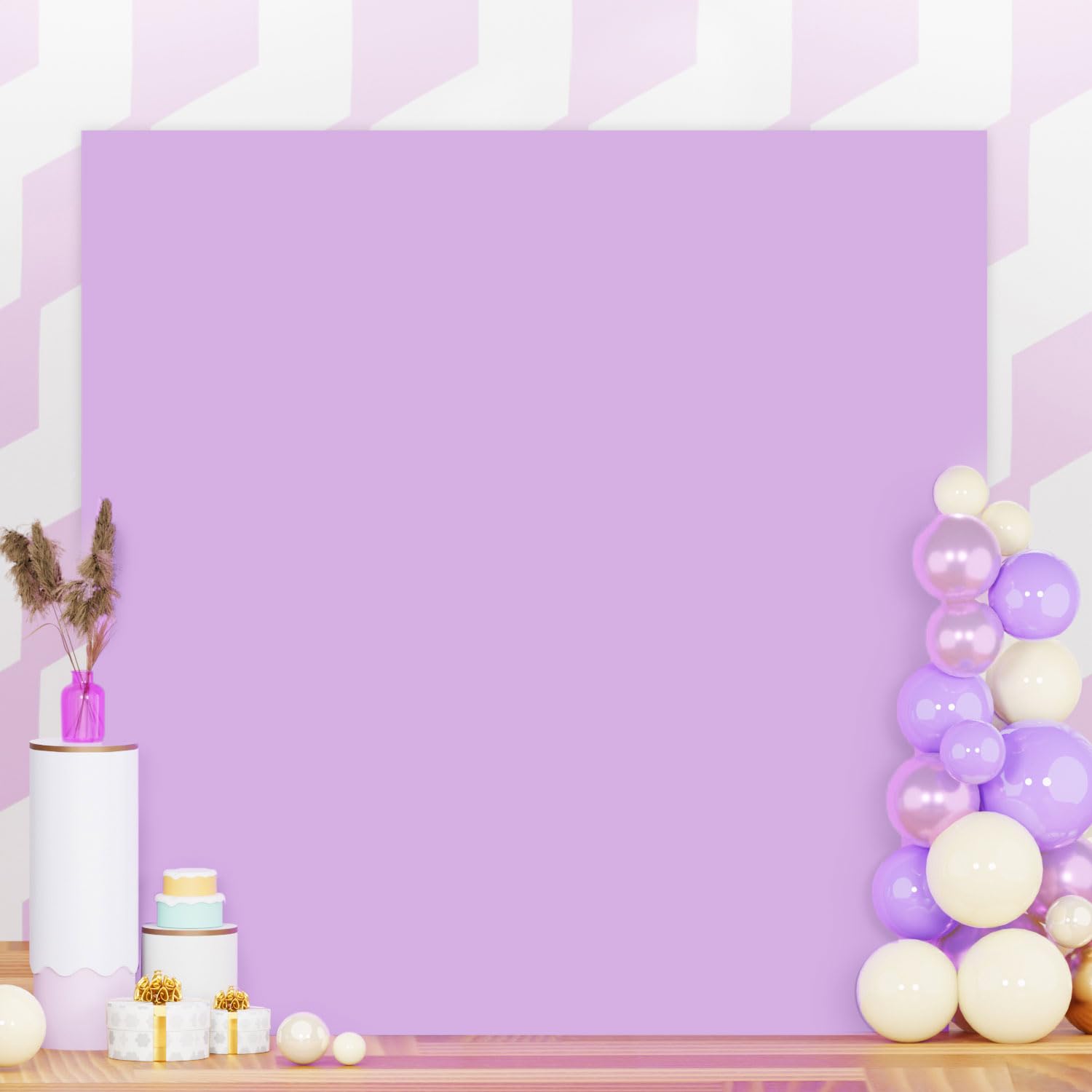 Square Arch Stand Cover 6.6 FT x 6.6 FT Wedding Arch Backdrop Cover Lavender Arch Covers Stretchy Backdrop Spandex Arch Covers for Square Frame Backdrop for Birthday Party Arbor Balloon Decor