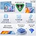 Tablet 10 Inch Android 15 with Gemini AI, 30GB RAM+128GB ROM(TF 2TB), GMS, 8000mAh, Face ID, Octa Core 2.0GHz/BT5.0/GPS/Widevine L1/8MP+5MP/Widgets/5G WiFi Tablet with Keyboard & Mouse - Blue