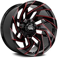 Off Road Monster M24 20x10 -19 Black Red