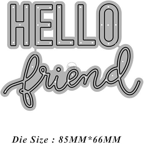 Vista 108 de DzIxY Shadow Just Note - Troqueles de corte de metal para hacer tarjetas, kit de álbumes de recortes, papel en relieve, troquelados, plantillas de 40