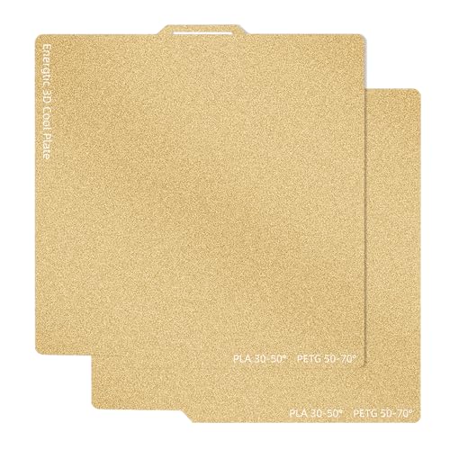 257 * 257mm A1 PEI Build Plate Double Sided Smooth Textured Heated Bed,Flexible Removable Spring Bed Plate for Bambu Lab