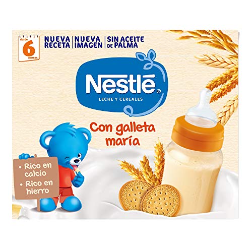 Nestlé Milch und Getreide, Kekse, Babynahrung, 2 Stück à 250 ml