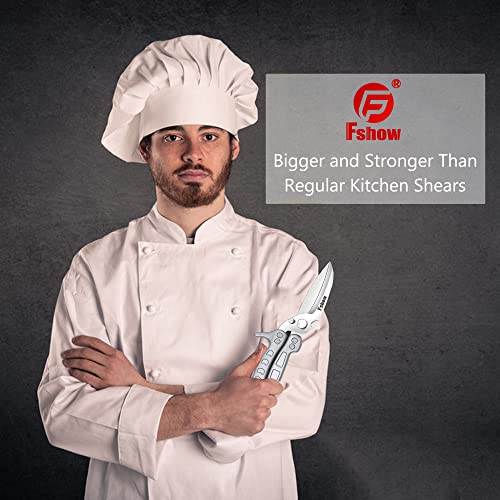 Fshow Heavy Duty Poultry Shears，Detachable Poultry Shears，Must Have Kitchen Shears For Cutting Chicken And Meat #TOP1