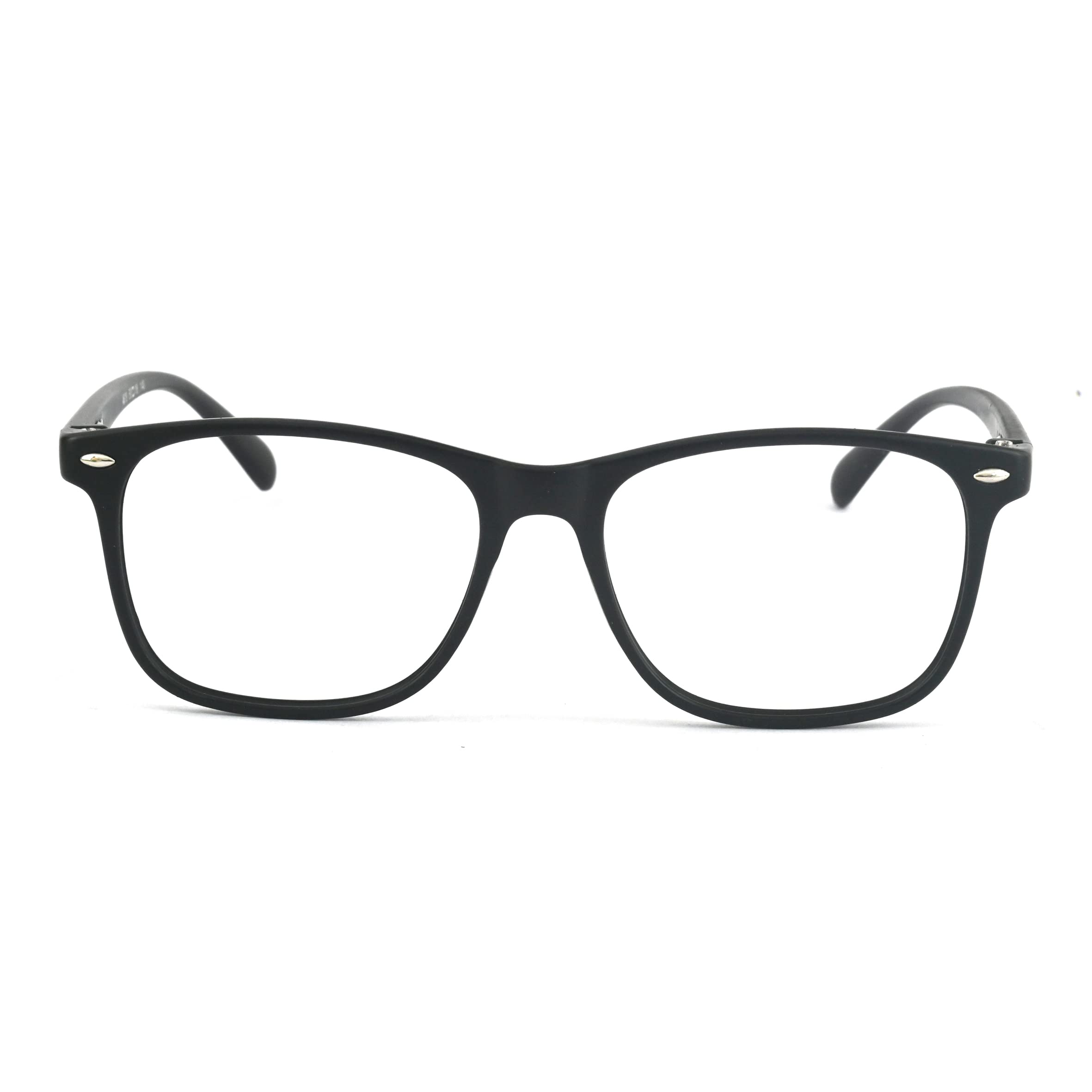 S.T MARK'S BLUE LIGHT PROTECTION LENSES -9001 FOR MENS AND WOMENS IN BLACK COLOR IN BETTER CLEARITY AND TRANSPARENCY WITH FIBRE FRAME - 4618