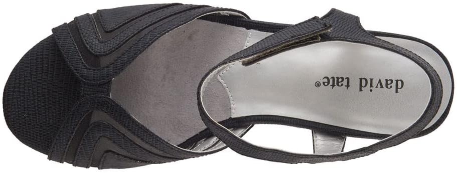 David Tate Admire Black Lizard Print 7 N (AA) - Image 2