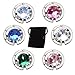ManLee 6pcs Handtaschenhalter Schmucksteine Taschenhalter für Tisch Taschenhaken Handtasche für Frauen Mädchen Handtasche Schmuck Halsketten